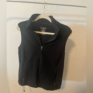 LL BEAN fleece vest size S